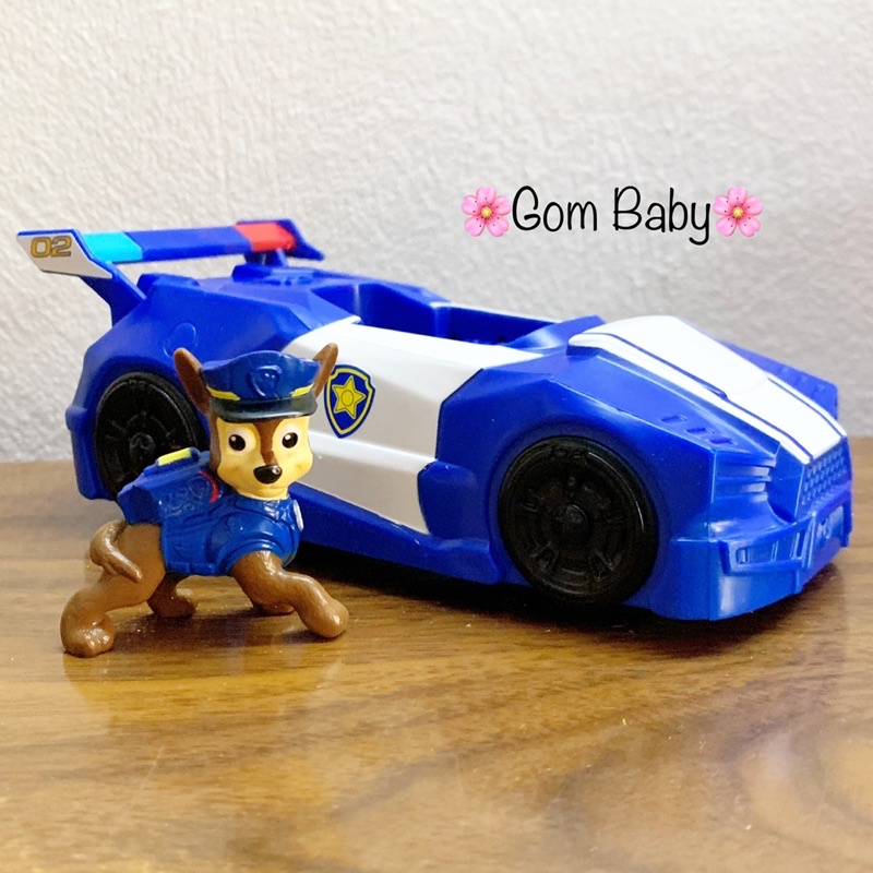 Đồ Chơi Xe Cảnh Sát Paw Patrol 2 Trong 1 -Chase Mini Vehicle Set -Mới Fullbox