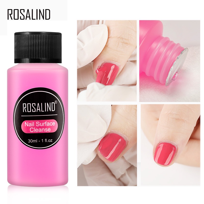 Gel tẩy sơn móng tay khỏi cọ ROSALIND 30ml gồm 6 màu sắc tiện dụng