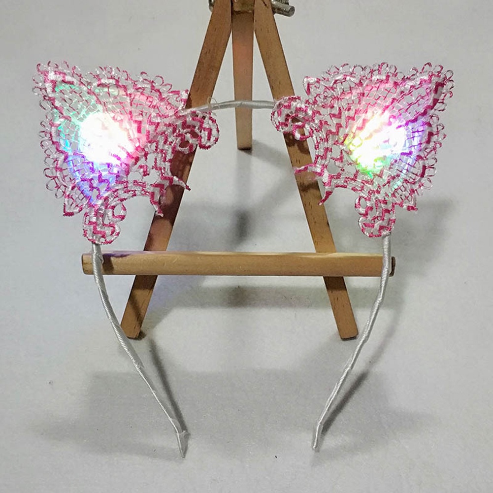 Cài tóc tai mèo có đèn LED độc đáo