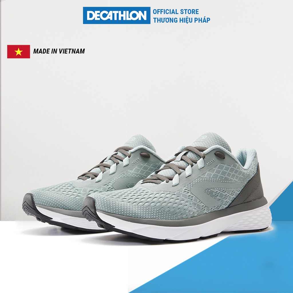 Giày thể thao nữ DECATHLON Kalenji Run Support giảm chấn dành cho chạy bộ - kaki