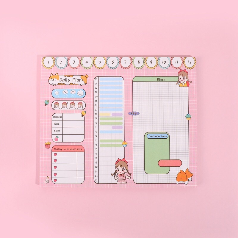 Sổ kế hoạch Ngày/Tháng - Sổ Planner cỡ lớn