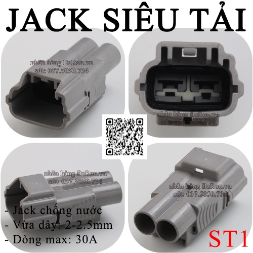 GIẮC NỐI dòng tải 30A CHỐNG NƯỚC BaRon.vn