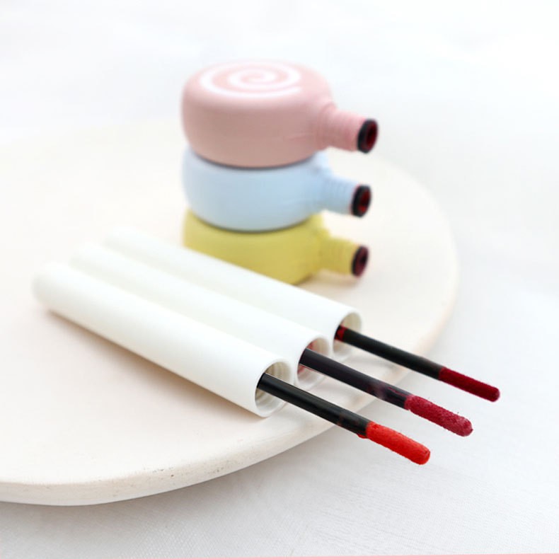 Son kem Lollipop Lip Gloss chống thấm nước dưỡng ẩm thiết kế hình kẹo ngọt độc đáo (6 màu) | BigBuy360 - bigbuy360.vn