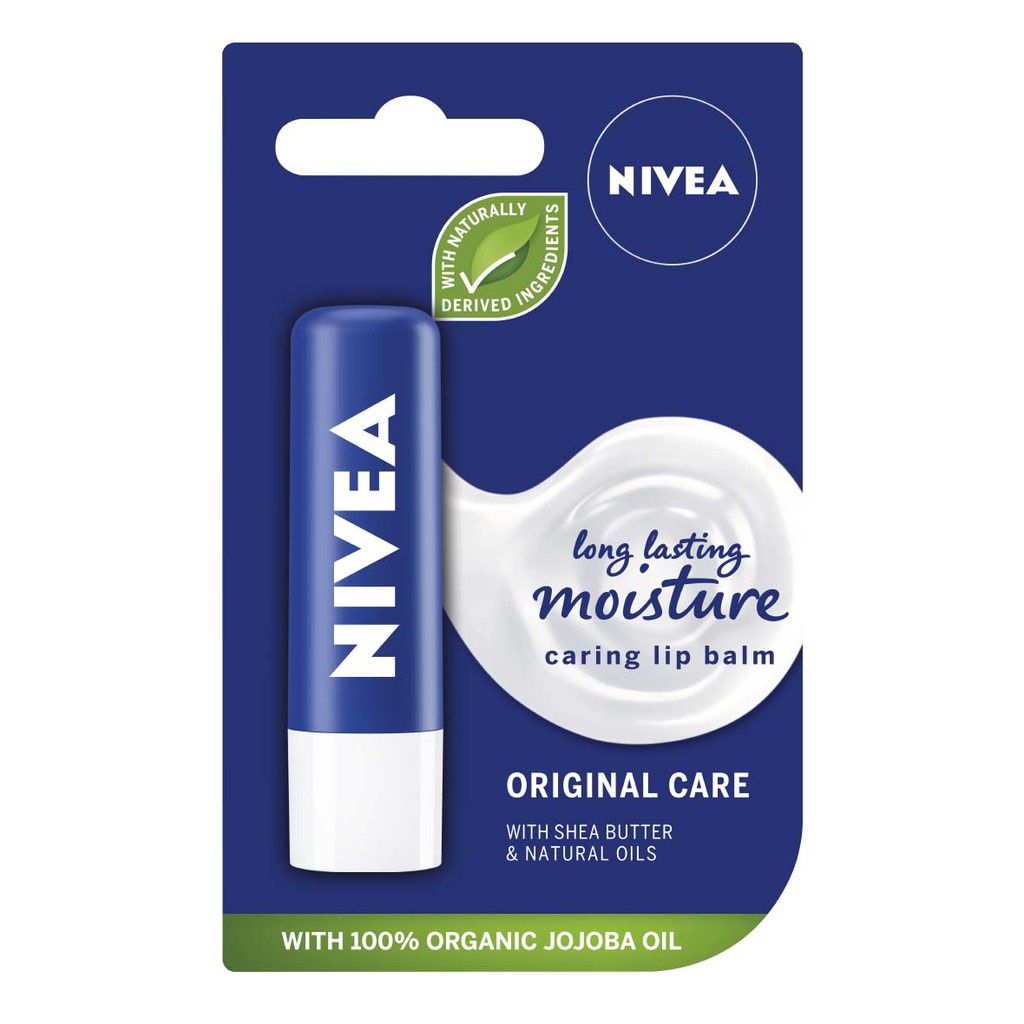 Son Dưỡng Môi Nivea Chuyên Sâu 4.8g giữ ẩm cho đôi môi mềm mại, căng bóng