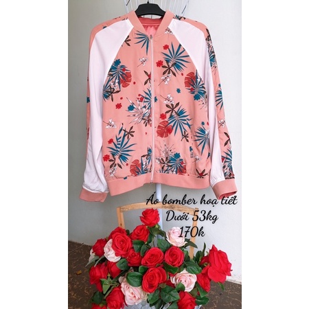 Áo khoác bomber thêu, kiểu