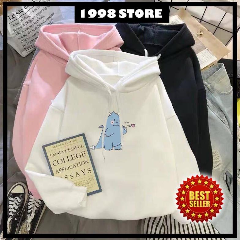 (HÀNG CHẤT) Áo Hoodie Hình khủng long bắn tim siêu Cute , áo khoác nỉ nam nữ siêu đẹp siêu dễ thương 1 from LASTORE