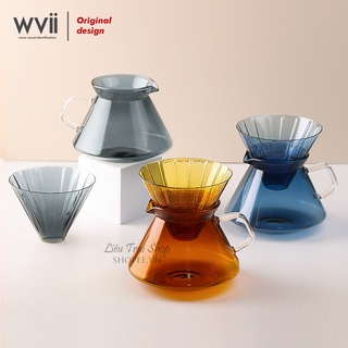 Bộ pha cà phê V60 pour over giấy lọc wii drip cafe