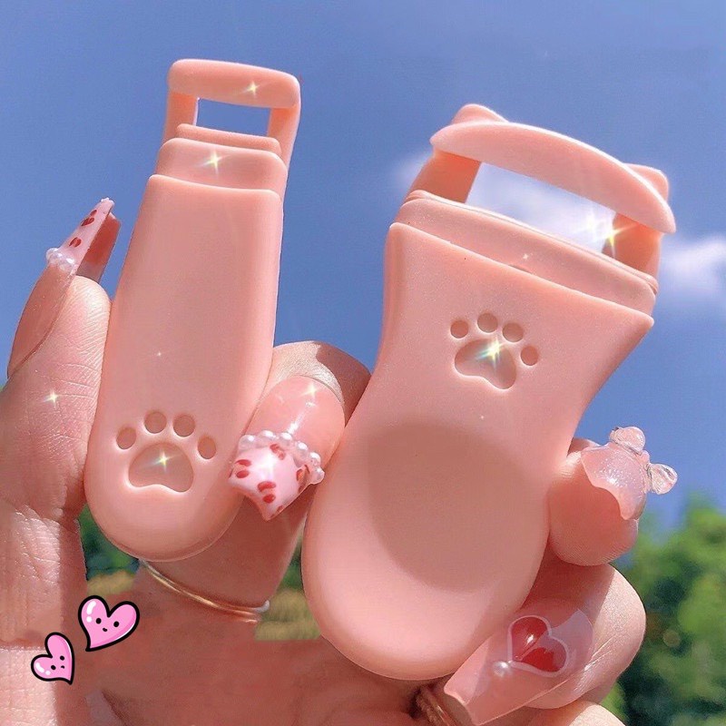 Set 2 Kẹp Uốn Mi Hình Dễ Thương Tạo Dáng Mi Và Uốn Cong Mi