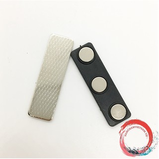 NAM CHÂM THẺ TÊN 3 VIÊN - NAM CHÂM CÀI ÁO GIÁ RẺ
