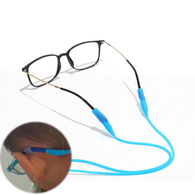 1 dây đeo kính bằng silicone chống trượt có thể điều chỉnh