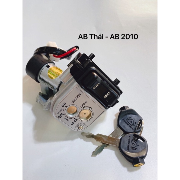 Bộ ổ khoá chìa dẹp Airblade AB 2010 - 2016 hàng Vương niệm cao cấp