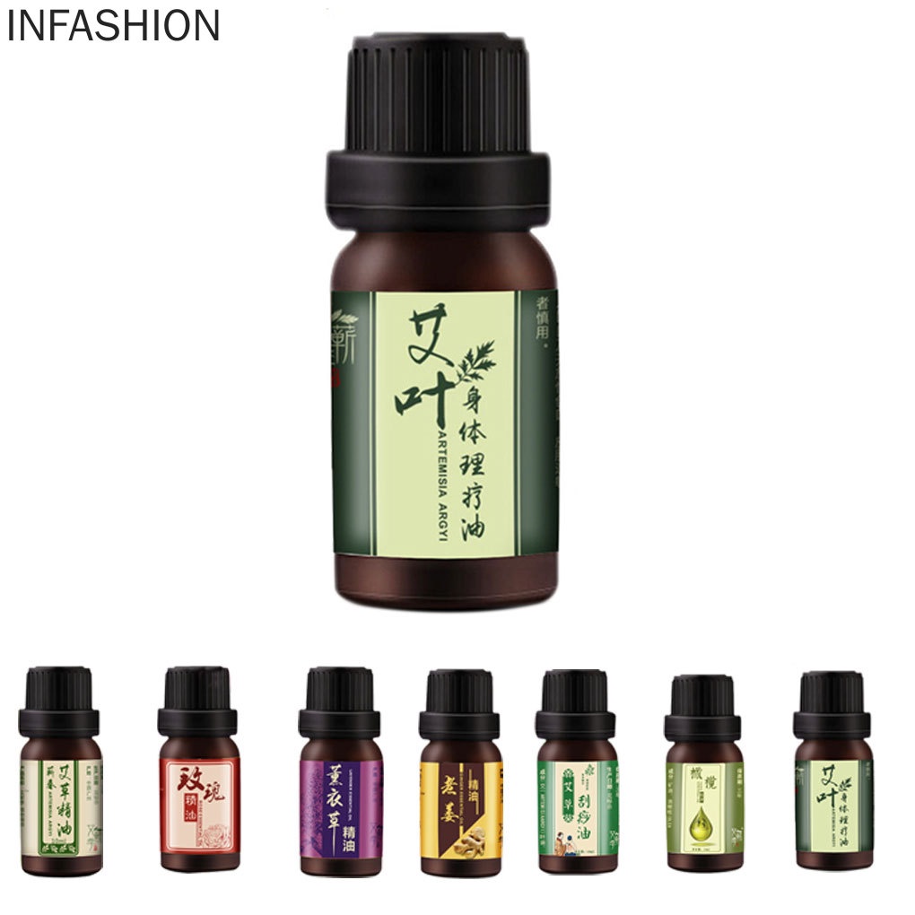 [Hàng mới về] Tinh dầu mát xa thư giãn cơ thể từ ô liu/ gừng/ hoa hồng/ hoa oải hương chất lượng cao