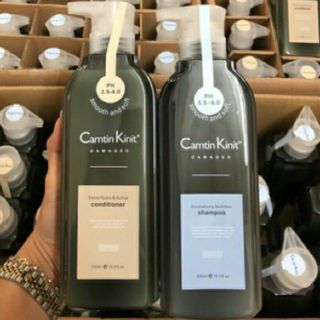 BỘ DẦU GỘI DẦU XẢ DETOX THẢI ĐỘC DA ĐẦU SIÊU MỀM MƯỢT HƯƠNG NƯỚC HOA CAMTIN KINIT 500ML×2