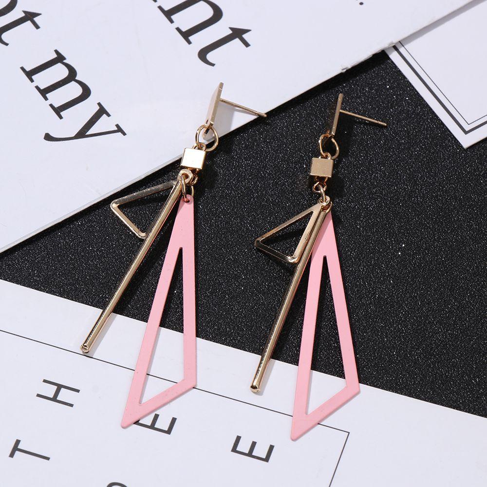 Khuyên Tai Hình Tam Giác Rỗng Cho Nữ