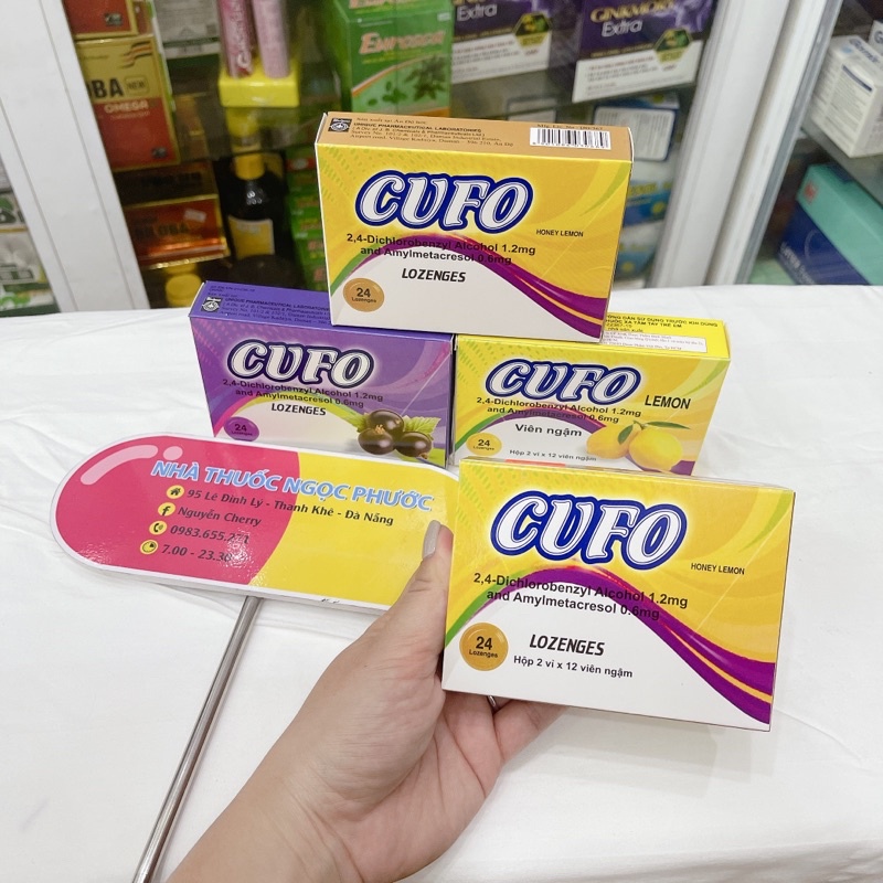 Kẹo ngậm Cufo - Hộp 24 viên