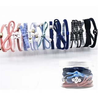 Set 12 dây thun cột tóc đơn giản phong cách hàn quốc