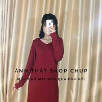 váy len mịn zara xẻ