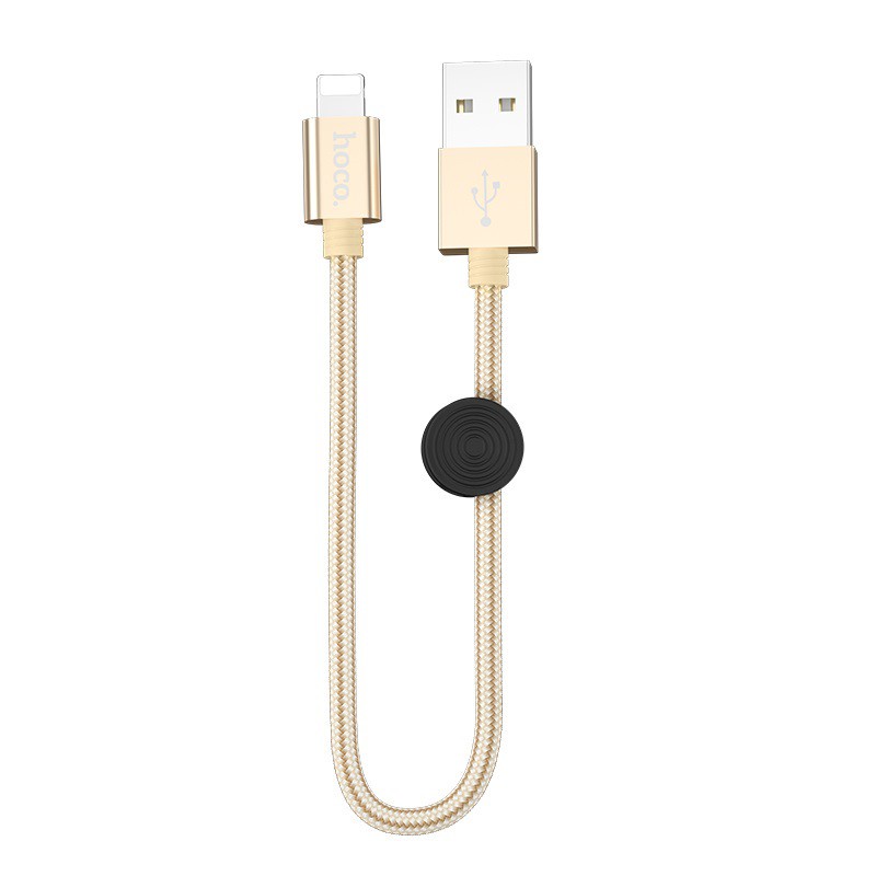 Cáp sạc nhanh Hoco X35 dây dù siêu bền 2.4A độ dài 25cm - Chính hãng
