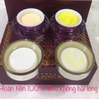 BỘ KEM LÀM SẠCH NÁM DƯỠNG TRẮNG DA CAO CẤP BẠCH THỦY TINH TÍM 2 IN 1 (SHUI JING BAI)