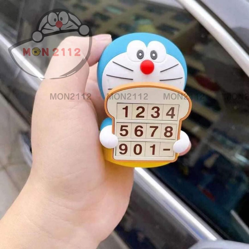 Mô hình Doraemon Doremon trang trí gắn số