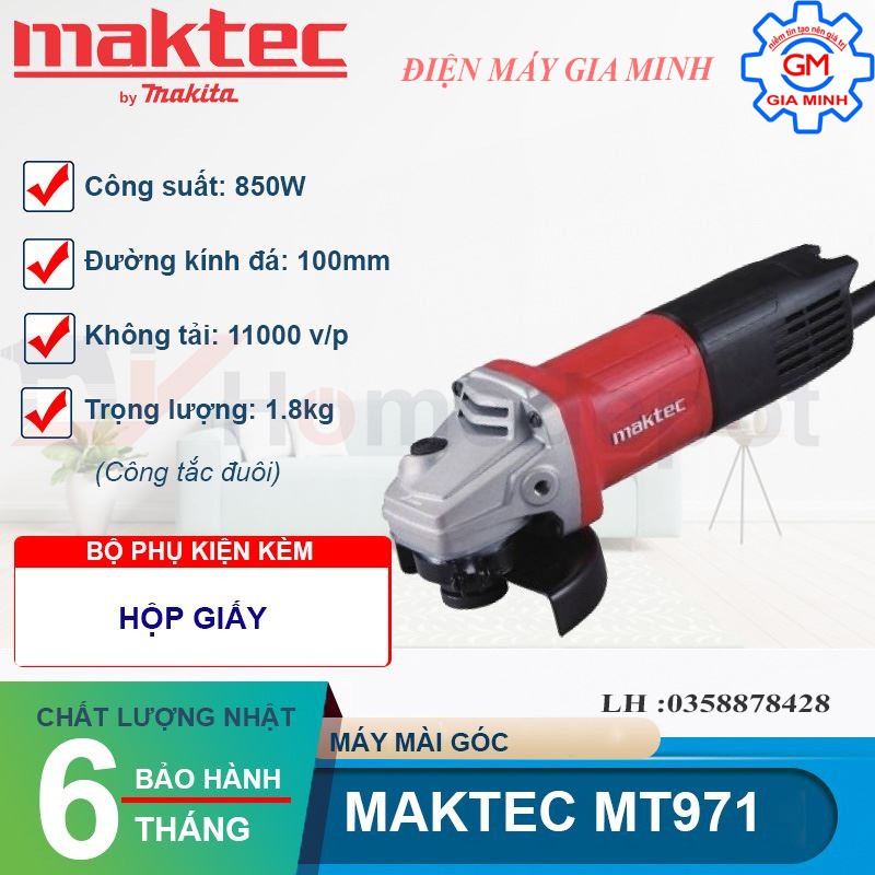 Máy mài góc Maktec MT971 (100mm)