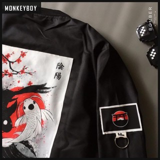 [Ảnh thật 100%] Áo khoác Bomber nam nữ K.O.I (hàng design cao cấp)  [Monkeyboy]