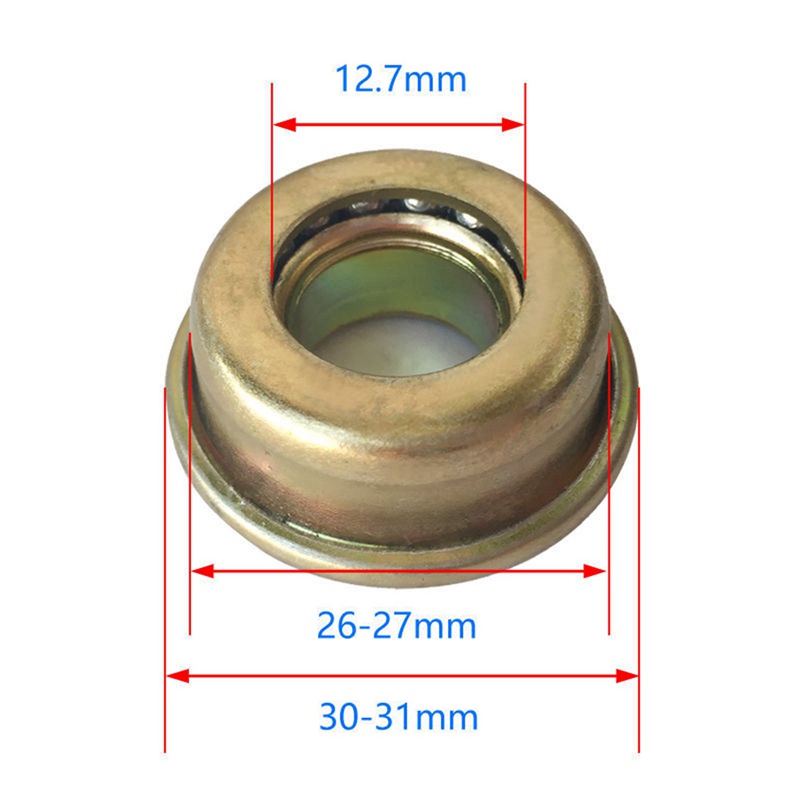 Vòng Bi Đường Kính Trong 1 / 2 Inch 12.7X27X30mm H009 / H005 Chuyên Dụng Cho Xe Lăn