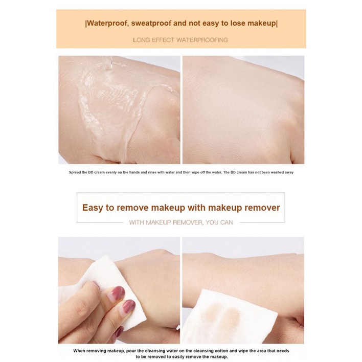 Kem nền BB MAYCHEER Lanolin che khuyết điểm dưỡng ẩm trang điểm nude
 | BigBuy360 - bigbuy360.vn