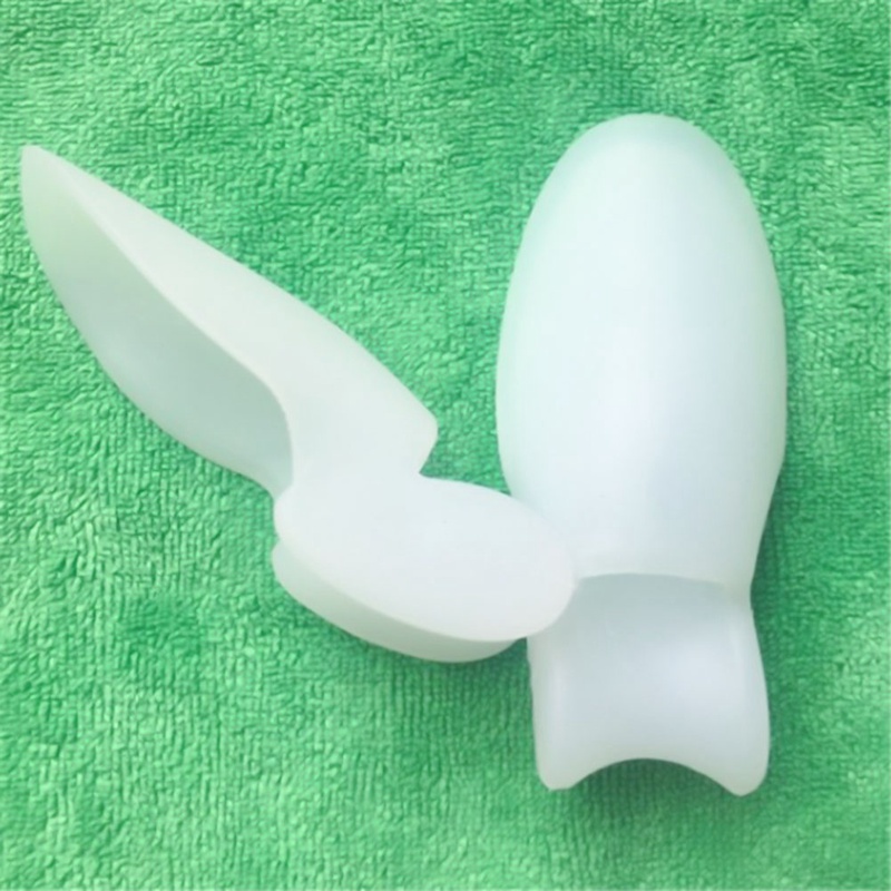flowersqueen Đệm nẹp bằng gel silicon chỉnh thẳng ngón chân giảm biến dạng ngón chân cái tiện lợi