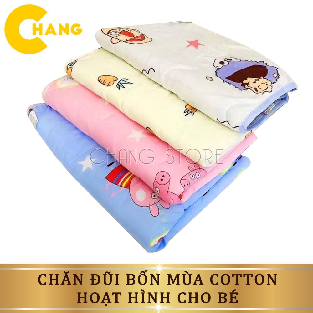 Chăn Đũi Điều Hòa Chất Liệu Cotton Họa Tiết  Dễ Thương Cho Bé