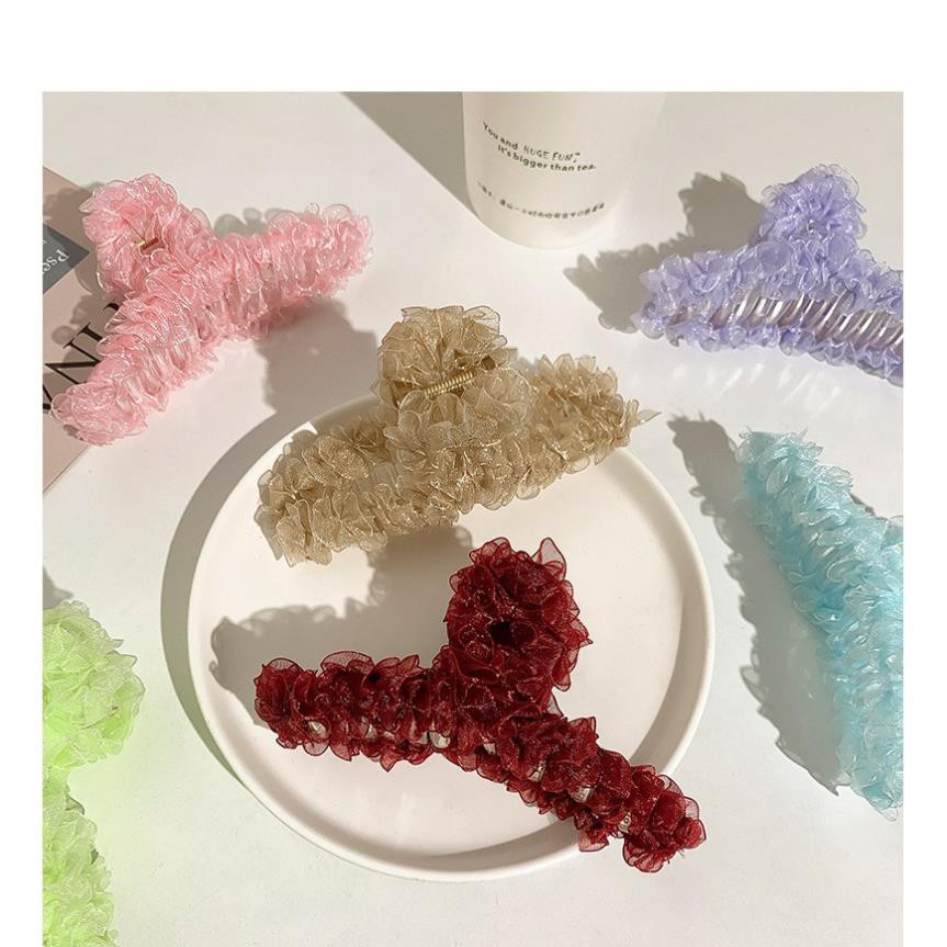 Kẹp Tóc Nữ Vải Nhún SOLANO Kẹp Tóc Hàn Quốc Nhiều Màu Xinh Xắn Cho Nữ FA-001239