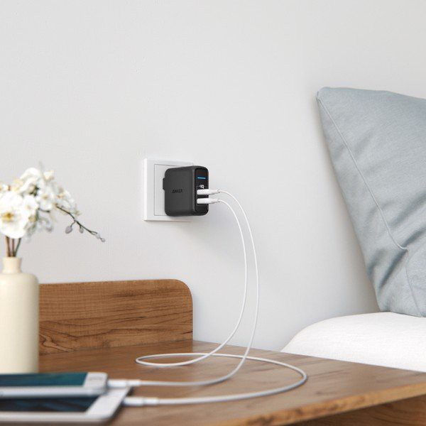 Sạc 2 cổng ANKER PowerPort Elite 2 24w - A2023