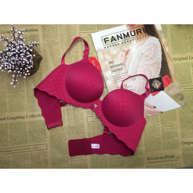 Áo lót su không gọng bàn tay nâng ngực nâng ngực đầy đặn MS2355