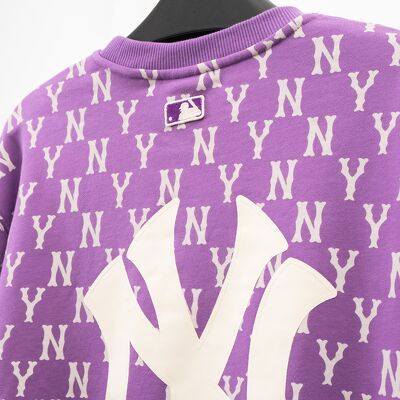 Áo M.L.B. SWEATER MONOGRAM LOGO NY - PURPLE