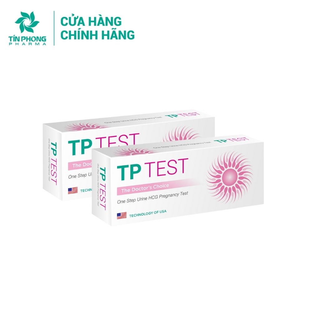 Que Thử Thai TP Test Tín Phong Giúp Phát Hiện Sớm Thai Kì Cực Kì Nhanh Chóng, An Toàn Dễ Sử Dụng Hộp 1 Que