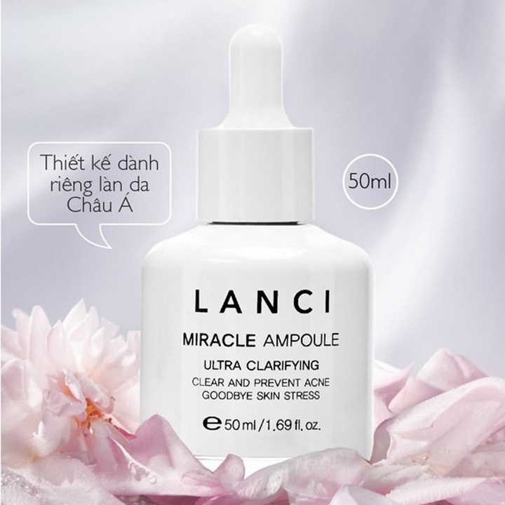 Serum Dưỡng Trắng Da Lanci Miracle Ampoule Ultra Clarifying 50ml Hàn Quốc Mit Beauty Nuôi Dưỡng Da Khoẻ Mạnh