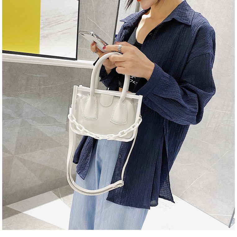 HOT TREND TÚI ĐEO! TÚI XÁCH NỮ TRONG SUỐT ĐEO CHÉO SANG CHẢNH MÙA HÈ MẪU MỚI NN107634 | BigBuy360 - bigbuy360.vn