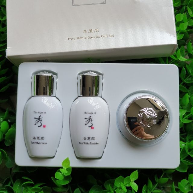 Set Saga dưỡng trắng da mini 3sp