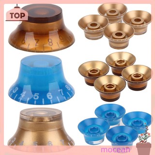 4pcs Acrylic Speed Knobs Volume Tone Control for LP SG Electric Guitar Guitar Instrument