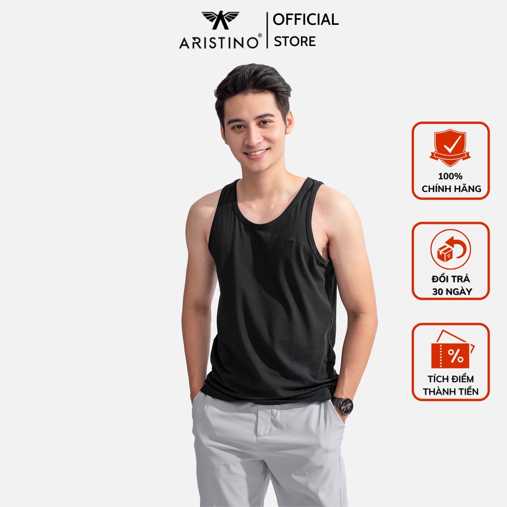 Áo tank-top nam ARISTINO thấm hút mồ hôi , thoáng khí, thoát ẩm tốt - ATTR01