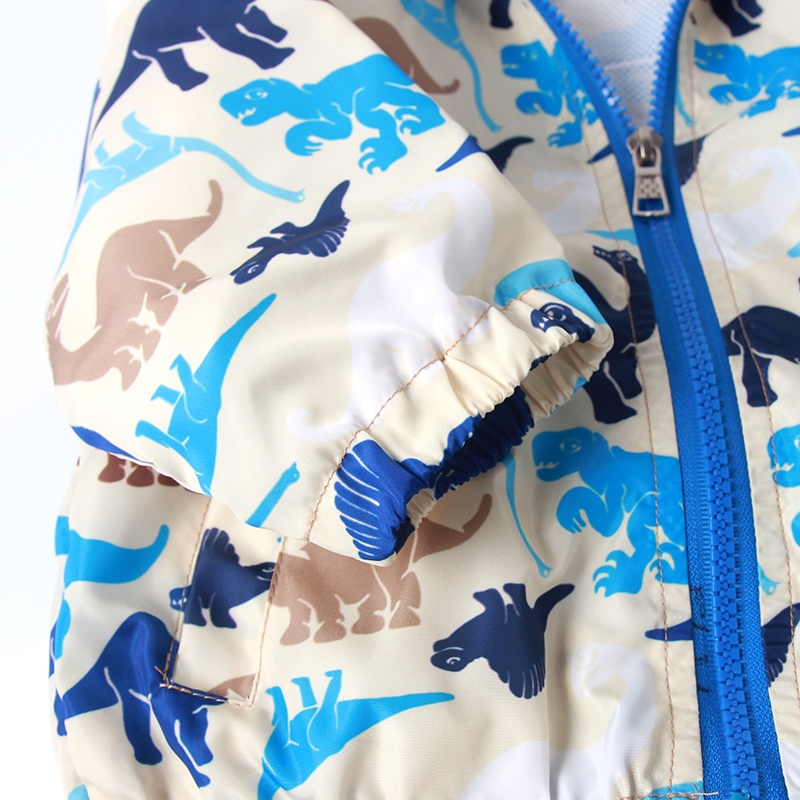 Áo Khoác In Hình Khủng Long Thời Trang Hè Thu Mới Cho Bé Trai 1-6 Tuổi