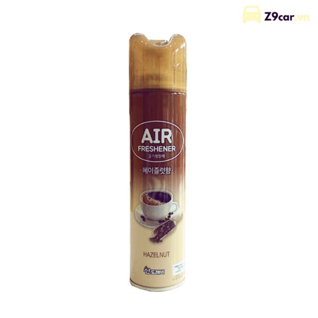 NƯỚC HOA XỊT PHÒNG SANDOKKAEBI 370ML HƯƠNG HAZELNUT - nước hoa ô tô hương cafe sữa - chai xịt cafe sữa hàn quốc air