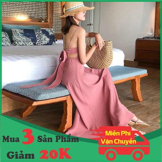 Đầm maxi đi biển dự tiệc sang trọng