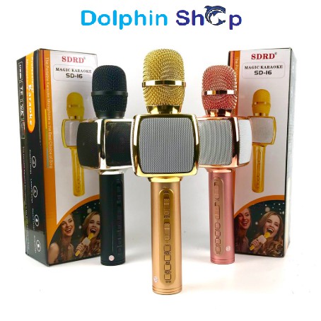 Micro Bluetooth hát Karaoke SD-16 âm thanh chuẩn