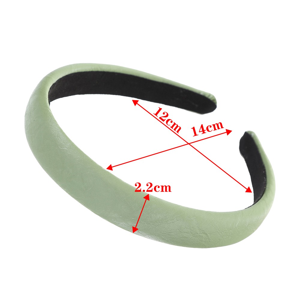 Băng Đô Da CHLINS Màu Trơn Thiết Kế Đơn Giản Xinh Xắn Nhiều Màu Sắc Tùy Chọn Cho Nữ