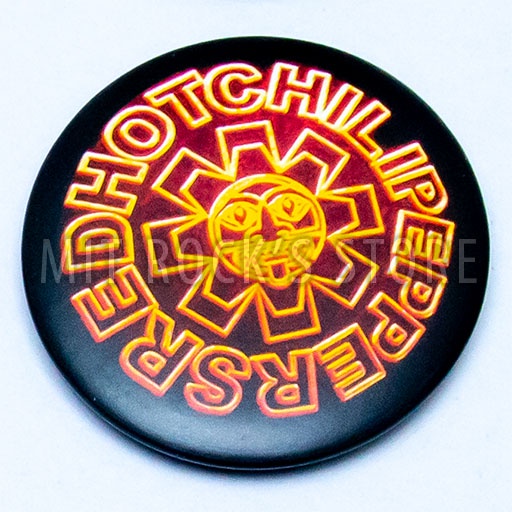 Huy hiệu (Pin) Red hot chili Peppers  - Dùng cài áo, mũ, ba lô, túi.... - Hàng xuất xứ Thái Lan