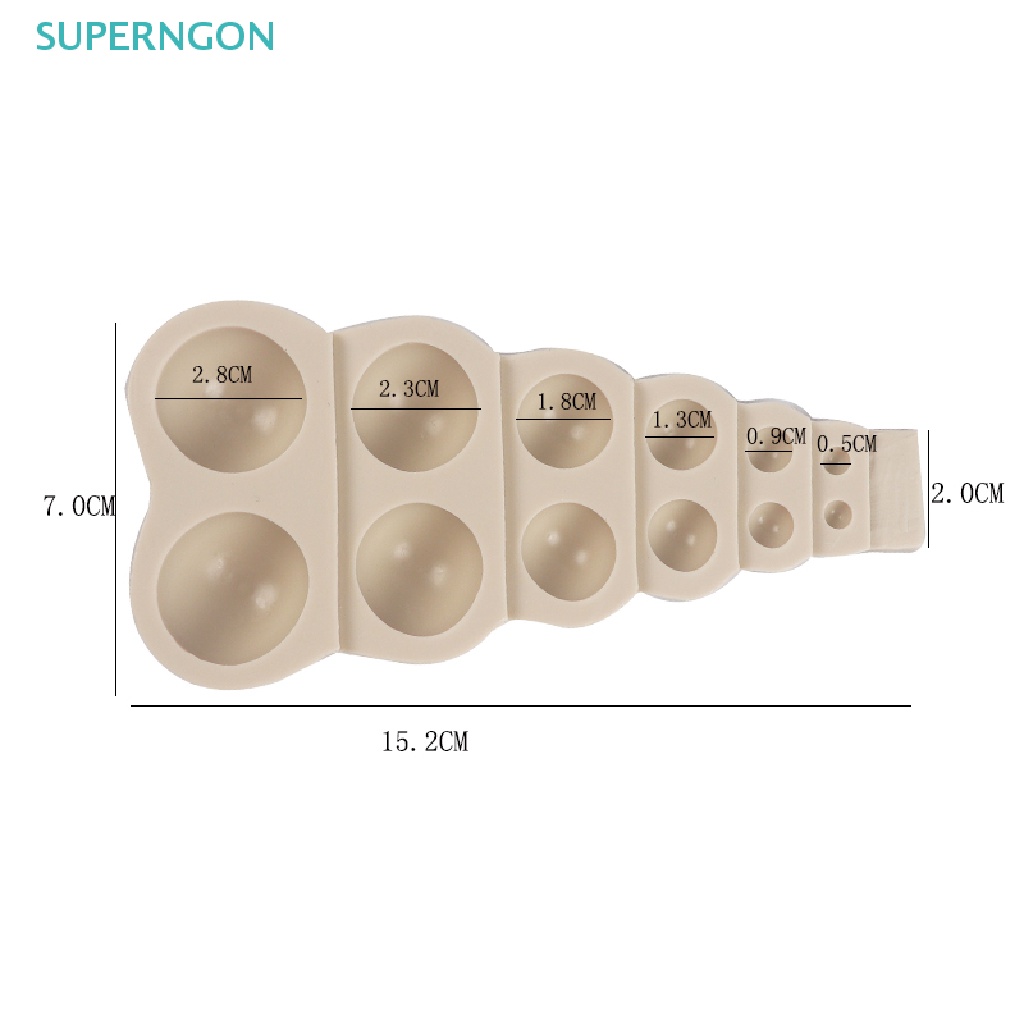 Khuôn Silicone Làm Bánh Tạo Hình Hạt Ngọc Trai 3D DIY