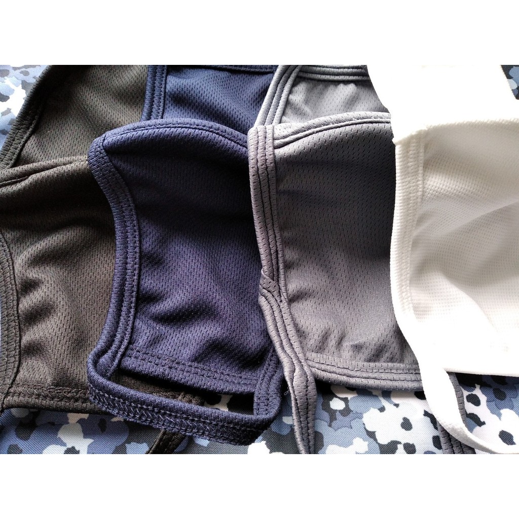 Khẩu trang vải kháng khuẩn, khói bụi 3 Lớp - khẩu trang vải cao cấp màu xám