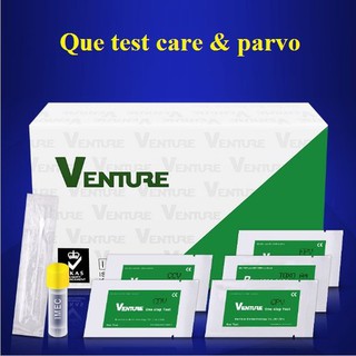 Que test parvo và care cho chó mèo.