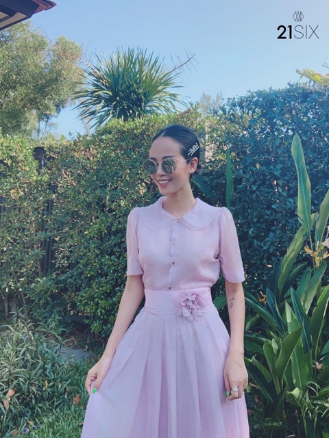 Hoa voan tơ thiết kế cao cấp stella bui